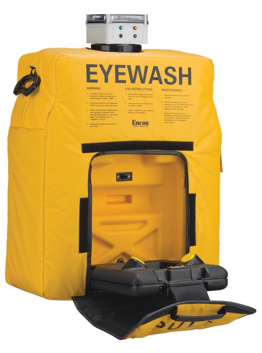 Gravity Fed Eyewash With Thermostatically Controlled Heating 