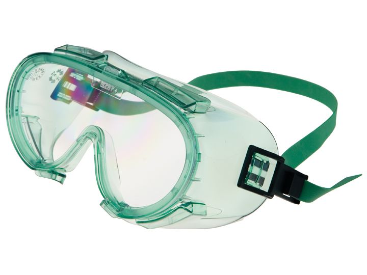 Encon® Z100™ Goggle Green Frame, Clear Lens, ENFOG®